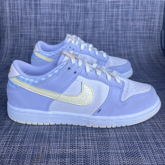 Nike Other - Nike Kids Dunk Low SE "Easter" Pastel Purple Cream Sneakers Girls Size 1.5 Y
